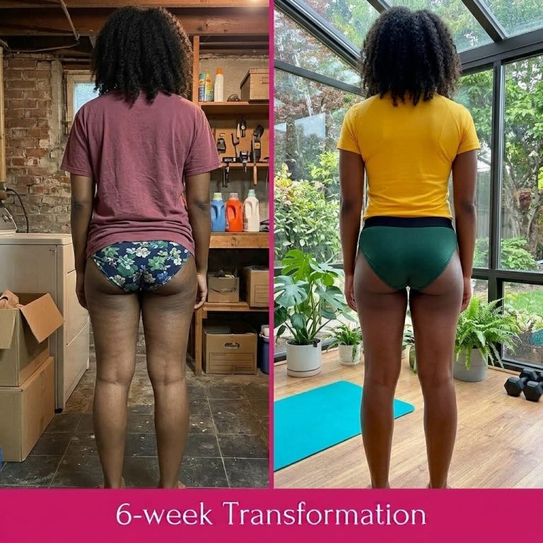 Before and after wearing the Sculpt Leggingz – Ntombi