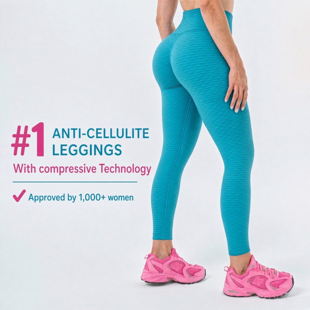 The Sculpt Legging anti-cellulite leggings in Lagoon Teal, back view